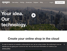 Tablet Screenshot of epages.com