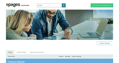 Desktop Screenshot of community.epages.com