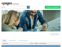 Tablet Screenshot of community.epages.com